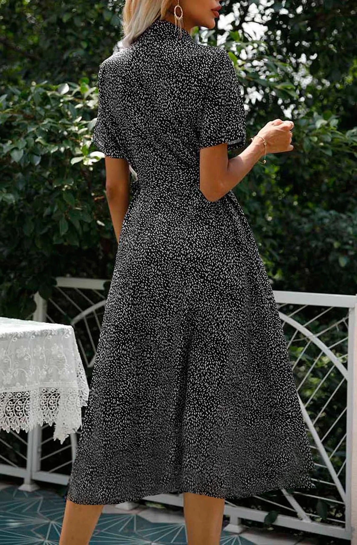Darya Patterned Midaxi Dress